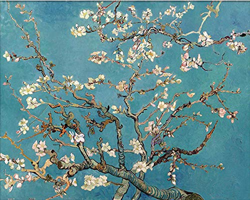 LZQZJD® - Rompecabezas para Adultos de 2000 Piezas Van Gogh: Juguete de Regalo con Flores de Almendra, la Mejor decoración para el hogar de Bricolaje