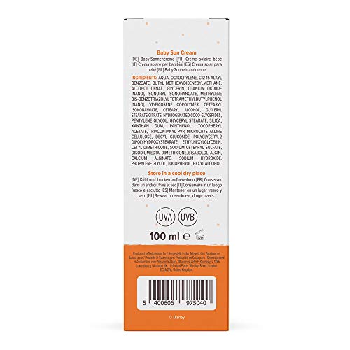 Mama Bear - Disney - Crema solar para bebé FPS 50 (Alta protección UVA / UVB) - Paquete de 4 x 100ml