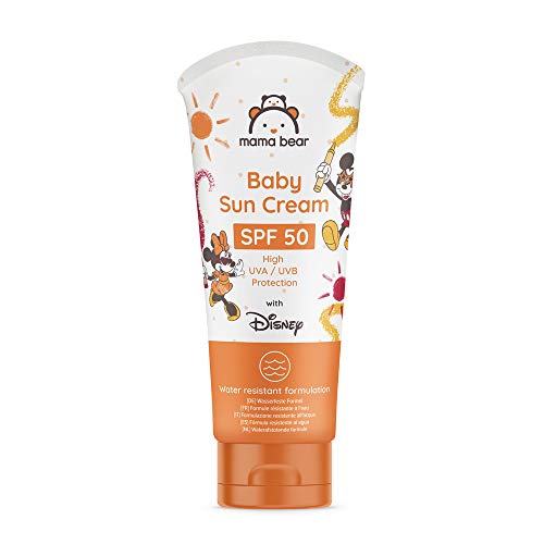 Mama Bear - Disney - Crema solar para bebé FPS 50 (Alta protección UVA / UVB) - Paquete de 4 x 100ml