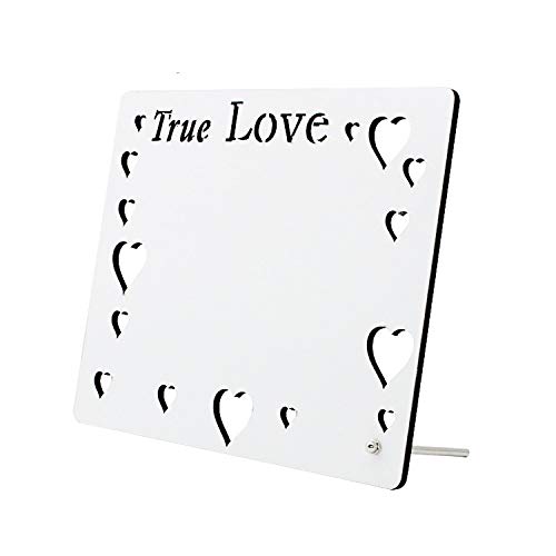 Marco De Fotos True Love Personalizable Medida 20x27cm. con Tu Texto Imagen Nombre. Varios tamaños y Formas Disponibles Regalo Original