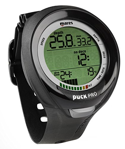 Mares Puck Pro + Ordenador de Buceo, Unisex, Negro, Talla única