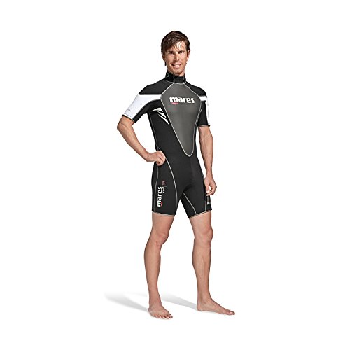 Mares Shorty Reef 2.5 - Traje de Buceo para Hombre, Color Negro, Talla -3