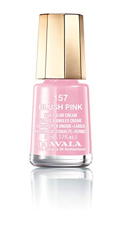 MAVALA Mini Colors Pintauñas | Esmalte De Uñas | Laca De Uñas | 47 Colores Diferentes, Rosa Claro (brush Pink 157), Vanilla, 5 Mililitro