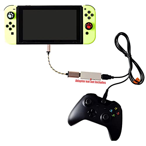 Mcbazel MAGIC-NS PS4 PS3 Xbox 360 Controller Un adaptador para el interruptor de Nintendo + cable de OTG + juego de cartas Caso del kit del sistema