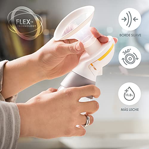 Medela Extractor de leche eléctrico Swing Maxi - Recargable mediante USB, más leche en menos tiempo, con embudos PersonalFit Flex y tecnología de extracción de 2 fases de Medela