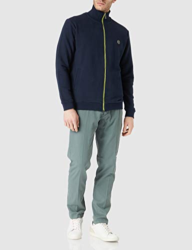 Mexx Colección Lounge Cárdigan Sudadera, Azul Zafiro (Navy), L para Hombre