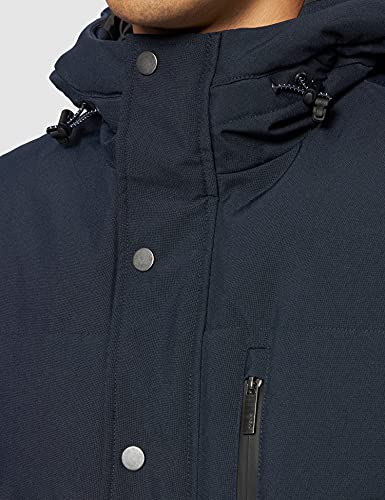 Mexx Parka, Azul Zafiro (Navy), XXL para Hombre