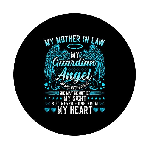 Mi suegra ángel guardián recuerdo conmemorativo PopSockets PopGrip Intercambiable