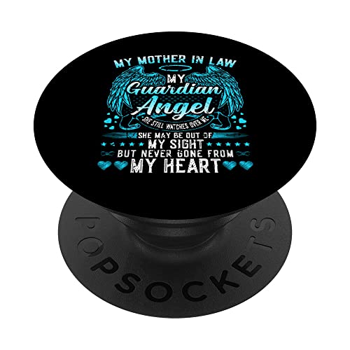 Mi suegra ángel guardián recuerdo conmemorativo PopSockets PopGrip Intercambiable