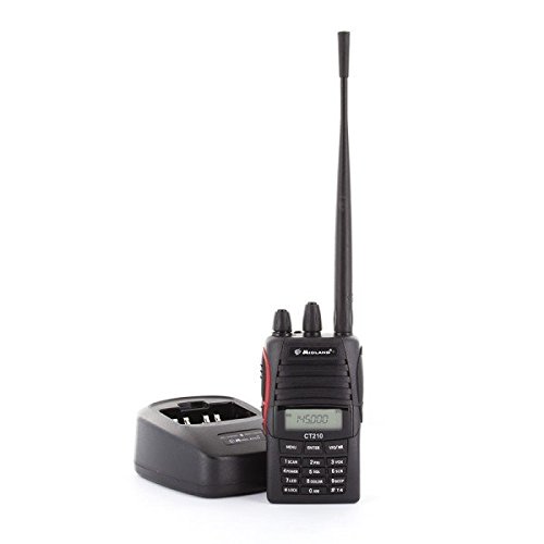 Midland Vhf Ct-210 - Walkie-Talkie, negro