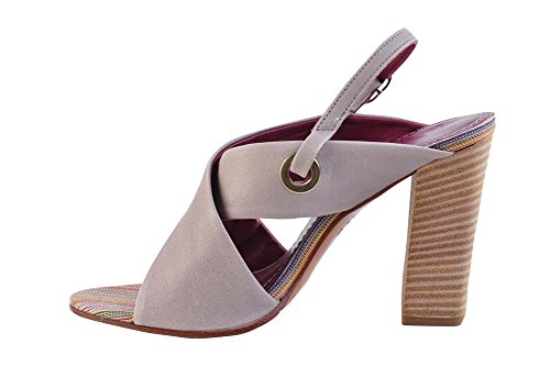 Missoni Shoes Women's Violet Leather Peep-Toe 36