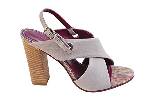 Missoni Shoes Women's Violet Leather Peep-Toe 36