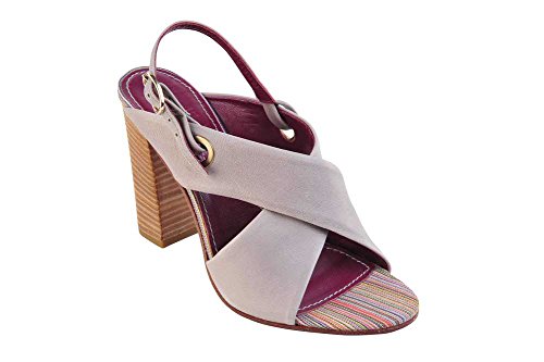 Missoni Shoes Women's Violet Leather Peep-Toe 36