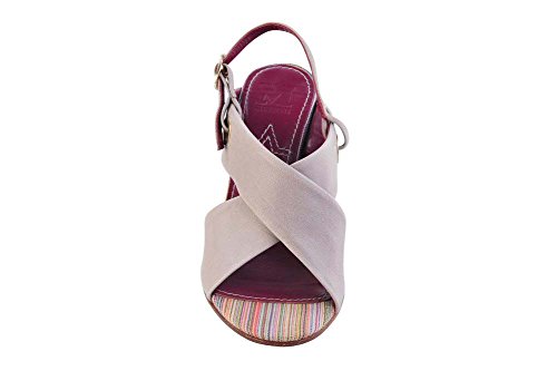 Missoni Shoes Women's Violet Leather Peep-Toe 36