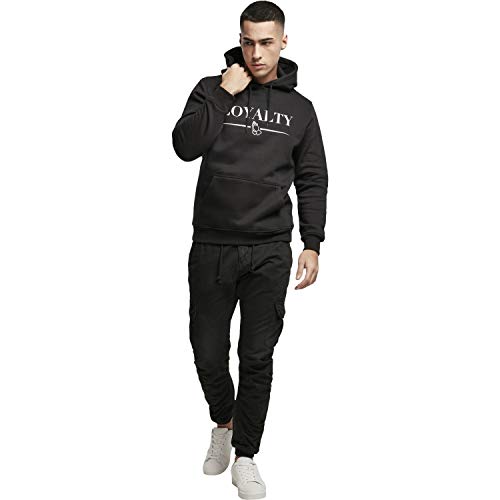 Mister Tee Loyalty Hoody Hooded Sweatshirt, Black, M Mens