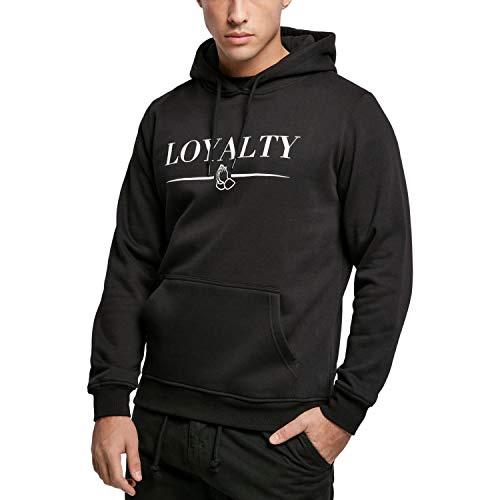 Mister Tee Loyalty Hoody Hooded Sweatshirt, Black, M Mens