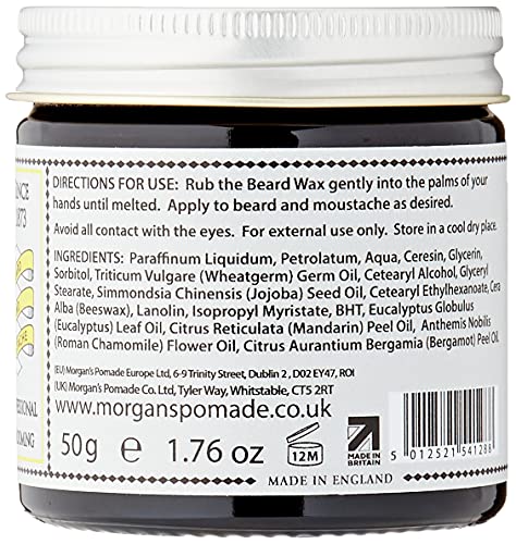 MORGAN'S MOUSTACHE & BEARD WAX 50ML