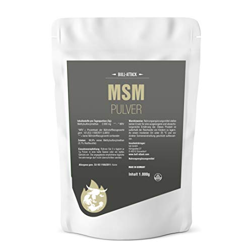 MSM polvo | 2 kg – 6 KG | metilsulfonilmetano | 99,9% Pureza – Abono orgánico azufre | sin aditivos + Vegano)