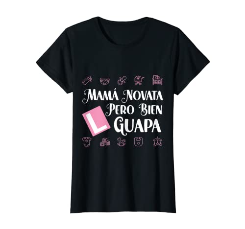 Mujer Mamá en Prácticas Divertida Futura Mamá Anuncio Embarazadas Camiseta