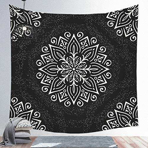 N / A Tapiz de Mandala para Colgar en la Pared, Manta de Playa de Arena, Manta, Tienda de campaña, colchón de Viaje, Tapiz A7 150x150cm