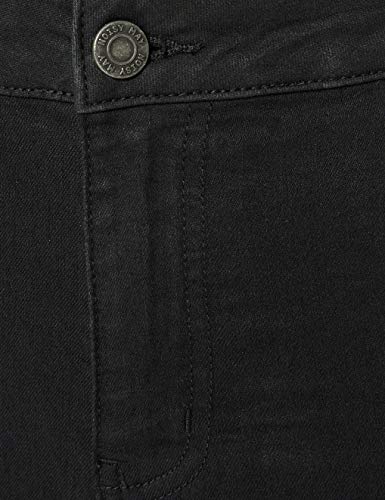 NAME IT Nmella Super HW Jeans Gu304 Noos Vaqueros Slim, Negro (Black), L para Mujer