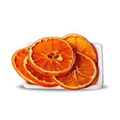 Naranja deshidratada para cóctel. Fruta deshidratada sin azúcar para coctel /decoración / repostería / navidad / bebidas. Rodaja de naranja seca 100% natural sin aditivos. Bolsa 180gr con autocierre