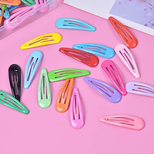 NATUCE 50Pcs Multicolor Pinza de Pelo de Metal para Niña, 5CM Horquillas para el Pelo, Pinzas de Cabello, Pasadores para el pelo, Accesorios Pelo para Niña Bebe Infantiles Mujeres