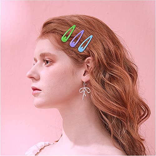 NATUCE 50Pcs Multicolor Pinza de Pelo de Metal para Niña, 5CM Horquillas para el Pelo, Pinzas de Cabello, Pasadores para el pelo, Accesorios Pelo para Niña Bebe Infantiles Mujeres