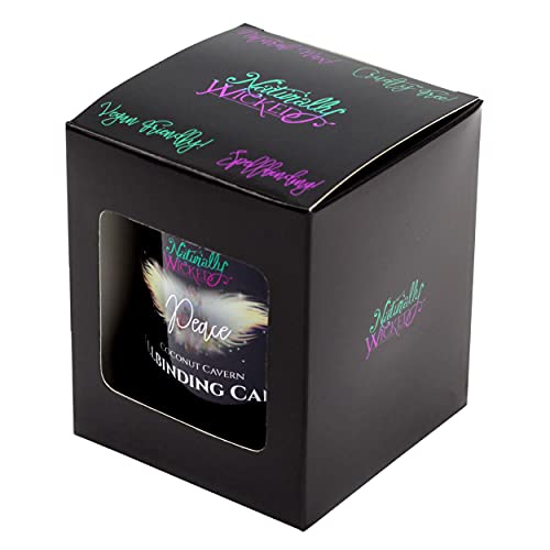 Naturally Wicked® Vela de paz Spellbinding, crea tu propio hechizo de paz, cera de soja natural, vegana y libre de crueldad, regalo perfecto