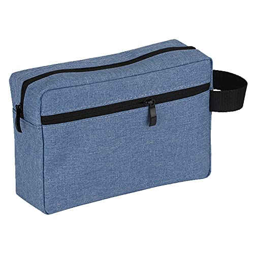 Neceser Bolsa, Bolsa de Cosméticos, Bolsas de Cosméticos Resistentes al Agua, Bolsa de Lavado de Cosméticos Portátil de Viaje, para Tarjetas de Llaves de Cosméticos (Azul)