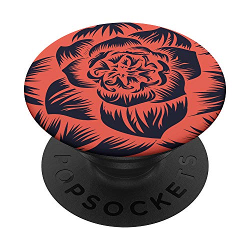 Nectarina Estética Flor Floral Hojas Diseño PopSockets PopGrip Intercambiable