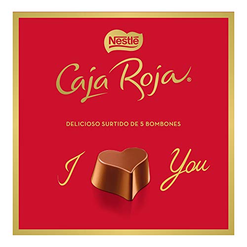 Nestlé Caja Roja bombones de chocolate - Pack de 6 x 45g