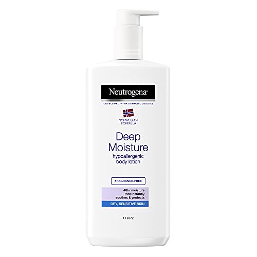 Neutrogena - Norwegian Formula - Loción Corporal, Hidratación Profunda Para Piel Seca Y Sensible Ml (el Embalaje Puede Variar), Sin Fragancia, 400 Mililitro