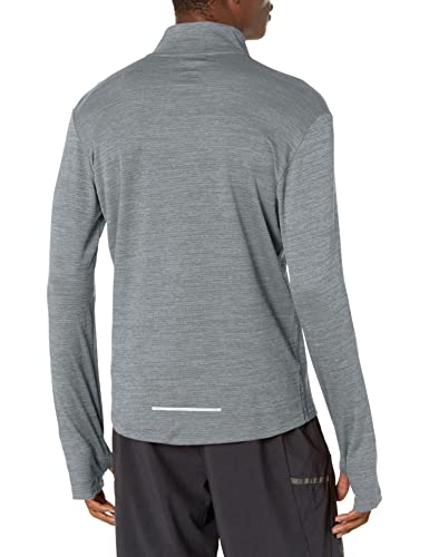 NIKE M NK DF Pacer Top HZ Sweatshirt, Iron Grey/Grey Fog/Reflective silv, Mens