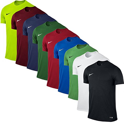 Nike Park VI Camiseta de Manga Corta para hombre, Rojo (University Red/White), M