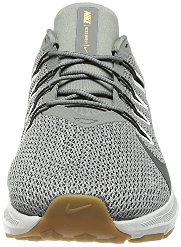 Nike Quest 2, Running Shoe Hombre, Gris Humo/Gris Humo Oscuro/Polvo Fotón, 42 EU