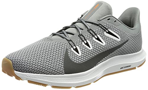 Nike Quest 2, Running Shoe Hombre, Gris Humo/Gris Humo Oscuro/Polvo Fotón, 42 EU