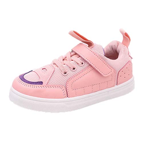 Niños Zapatos Casuales Primavera y otoño Tendencia Zapatos de niños Malla Transpirable Antideslizante Zapatos Casuales Planos al Aire Libre Zapatos Salvajes Zapatos Escolares