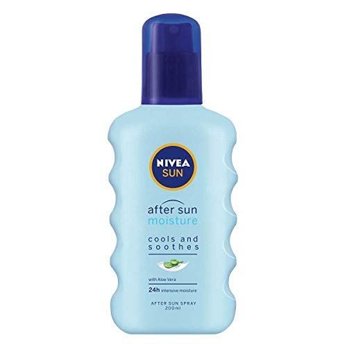 Nivea Spray hidratante solar después de la humedad del sol con aloe vera, 200 ml