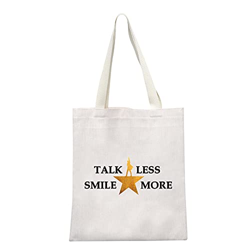 Novedad Hamilton Musical Gift My Thoughts Have Been Reemplazado por Hamilton Lyrics Talk Less Smile More Bolsa de cosméticos, Smile More Shopping Eu, M,