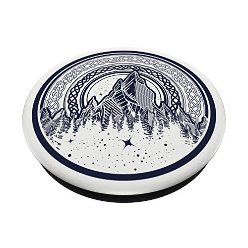 Nudo Celta Montaña y Bosque PopSockets PopGrip Intercambiable