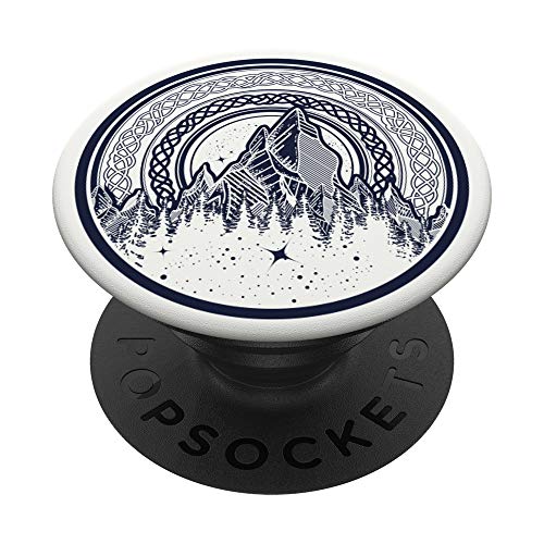 Nudo Celta Montaña y Bosque PopSockets PopGrip Intercambiable