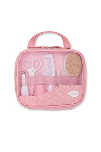 Nuvita 1146 - Set Para el Cuidado del Bebé – Estuche Para Cuidados e Higiene del Bebé - Kit para Uñas y Cabello - Aspirador Nasal – Ideal para Viajes – Libre de BPA – Marca Europea