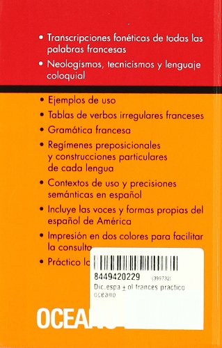 Océano Práctico Diccionario Español - Francés / Français - Espagnol (Diccionarios)