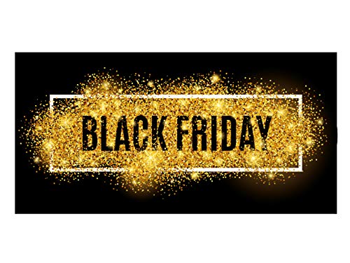 Oedim Vinilo Black Friday Escaparates Rebajas Black Friday | 100 cm x 50 cm | Vinilo Adhesivo | Decora tu escaparate | Pegatinas Adhesivas Escaparate | Vinilos Negocios