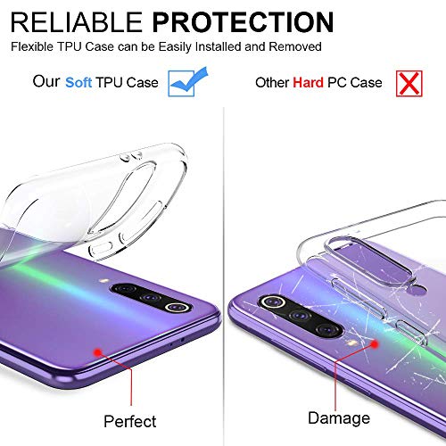 Oihxse Funda Compatible con Samsung Galaxy J3 2017/J330/J3 Pro, Carcasa Transparente TPU Silicona Gel Ultra Fina Suave Protección Flexible Lindo Dibujos Anti-rasguños Caso Cubierta (A6)