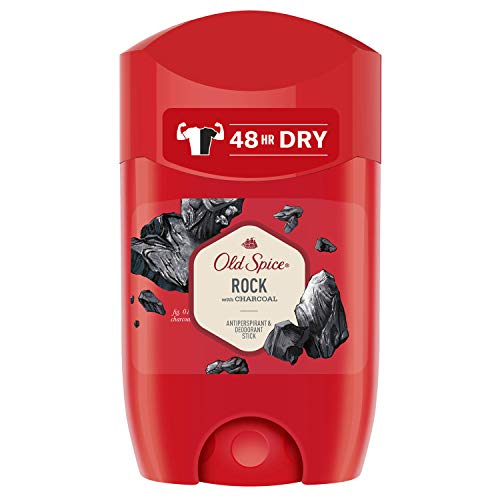 Old Spice Rock Antitranspirante y Desodorante en Barra para Hombres 50 ml