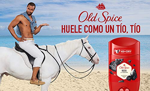 Old Spice Rock Antitranspirante y Desodorante en Barra para Hombres 50 ml