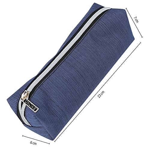 ONLINE Estuche Premium para lápices Azul Shadow I Elegante Estuche para niños y niñas I Estuche con práctica Cremallera I 1 Compartimento I Ideal para la Escuela, la Universidad y la Oficina