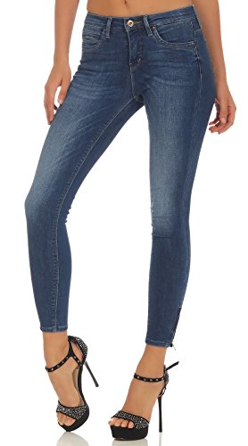 Only Onlkendell Reg SK ANK JNS Cre178067 Noos Vaqueros Skinny, Gris (Medium Blue Denim Medium Blue Denim), W32/L32 para Mujer